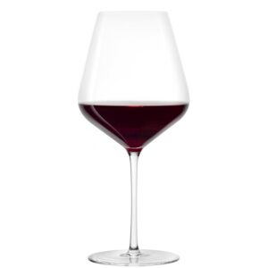 Light-Catching Burgundy Wine Glass 27 3⁄4 oz