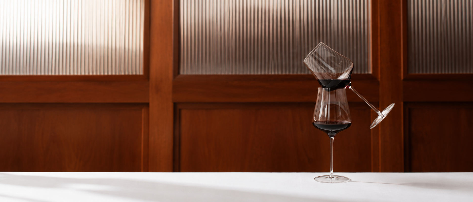 Grand Reds glassware collection