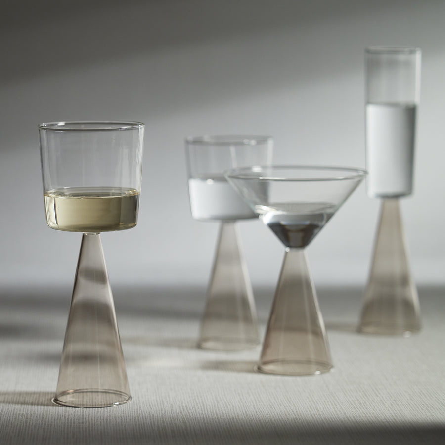Smoke Conical Base Glassware Collection - Image 3