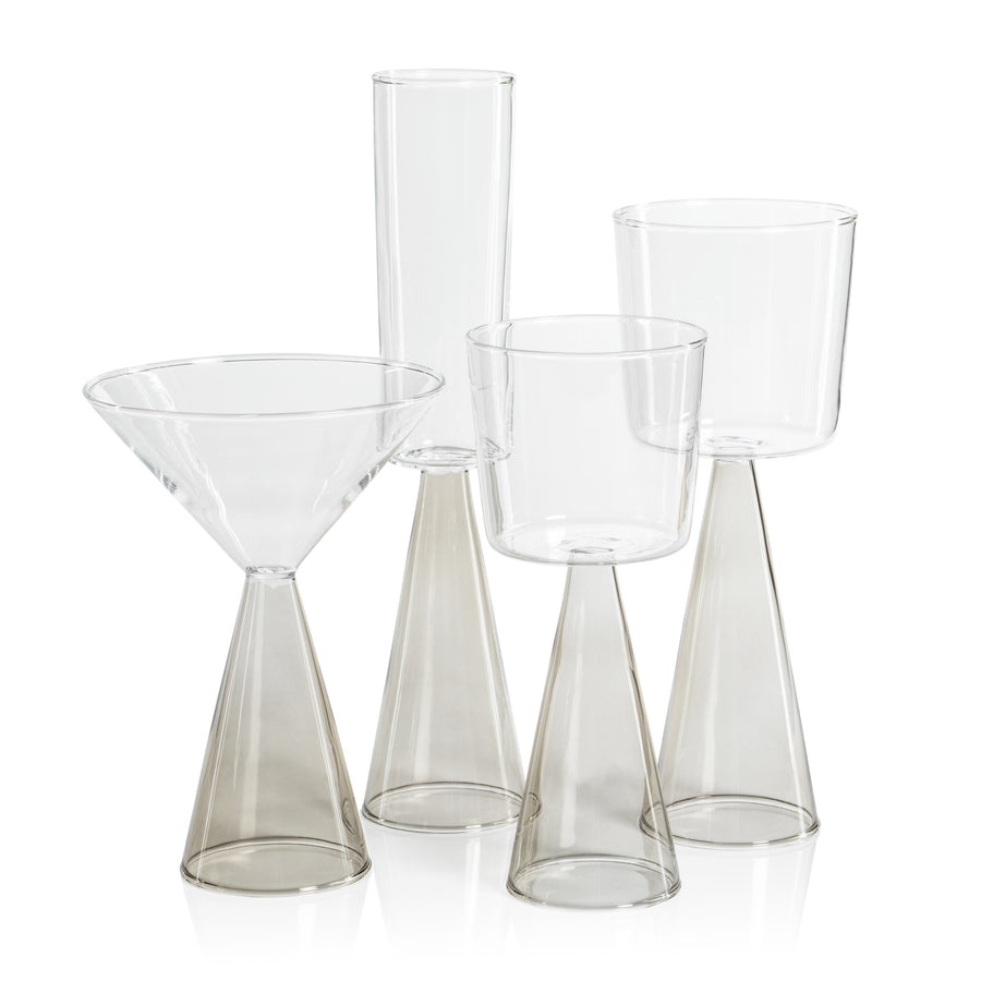 Smoke Conical Base Glassware Collection - Image 5