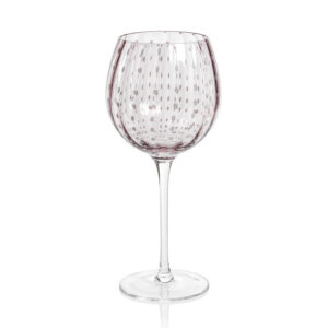 Purple White Dot Glassware Collection