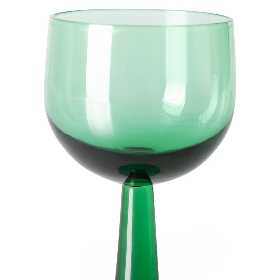 Tall Fern Green Wine Glasses - Set of 4 - Image 4